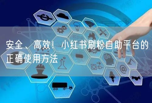 安全、高效！小红书刷粉自助平台的正确使用方法