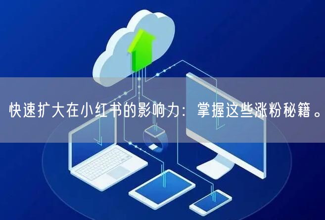 快速扩大在小红书的影响力:掌握这些涨粉秘籍。