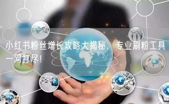 小红书粉丝增长攻略大揭秘,专业刷粉工具一网打尽!