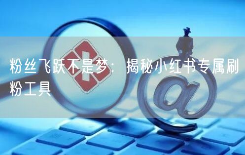 粉丝飞跃不是梦:揭秘小红书专属刷粉工具